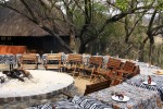 21 Lodge Dinner around Campfire